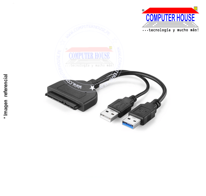 Adaptador SATA 3.0 a USB para Disco Duro Formato 3.5