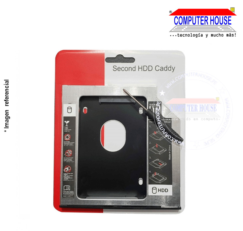 Caddy Slim 9.5mm, Laptop drive adapter.