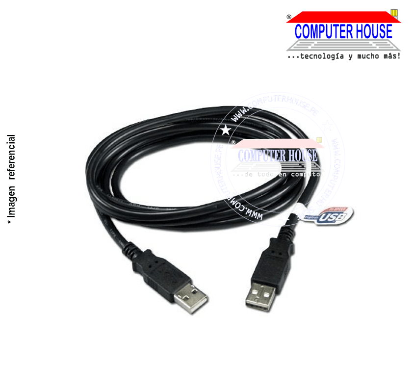 Cable USB Macho - Macho 1.8 metros