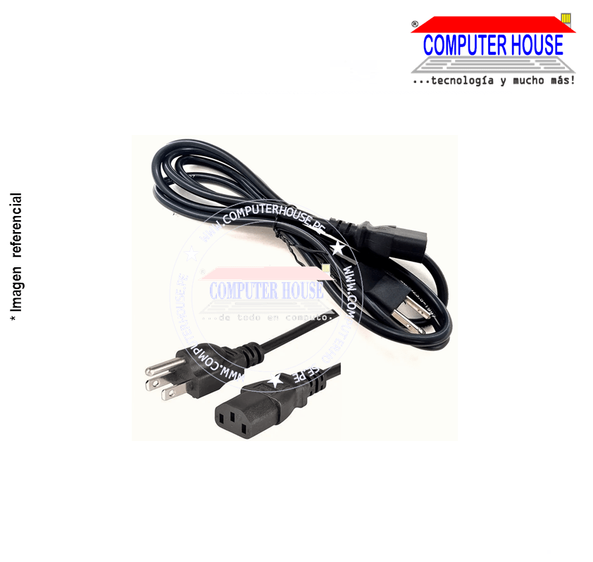 Generic PC power cable, Power, 1.2 meters.