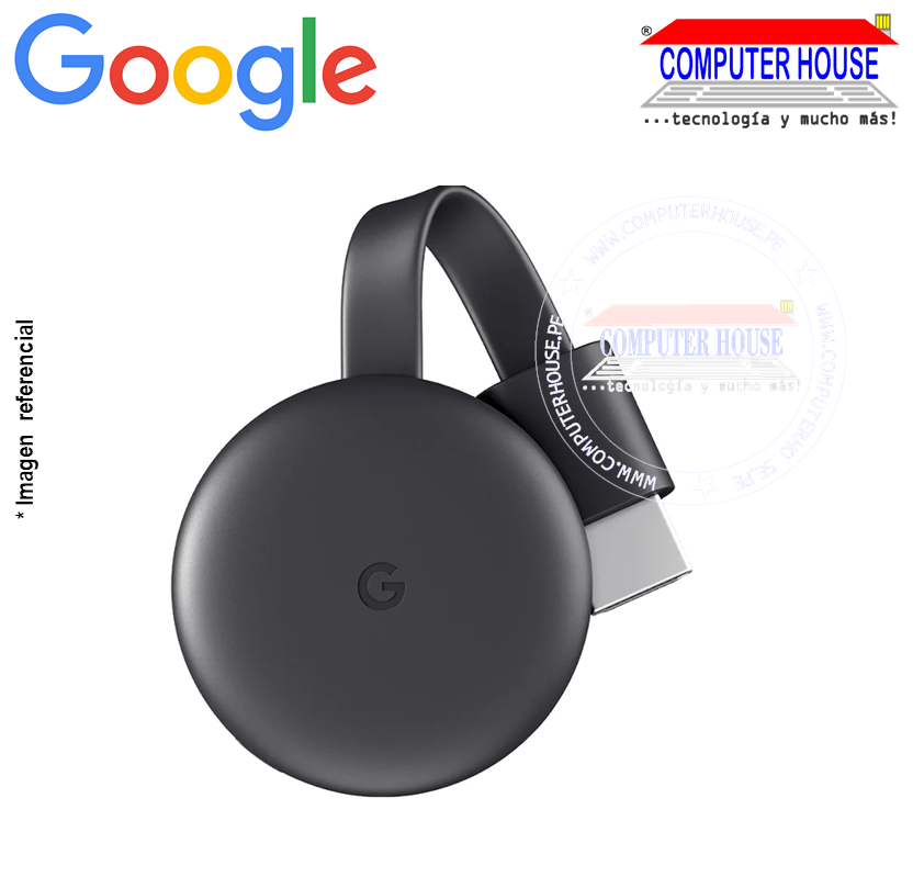 Chromecast GOOGLE 3 Full HD Receptor multimedia digital.