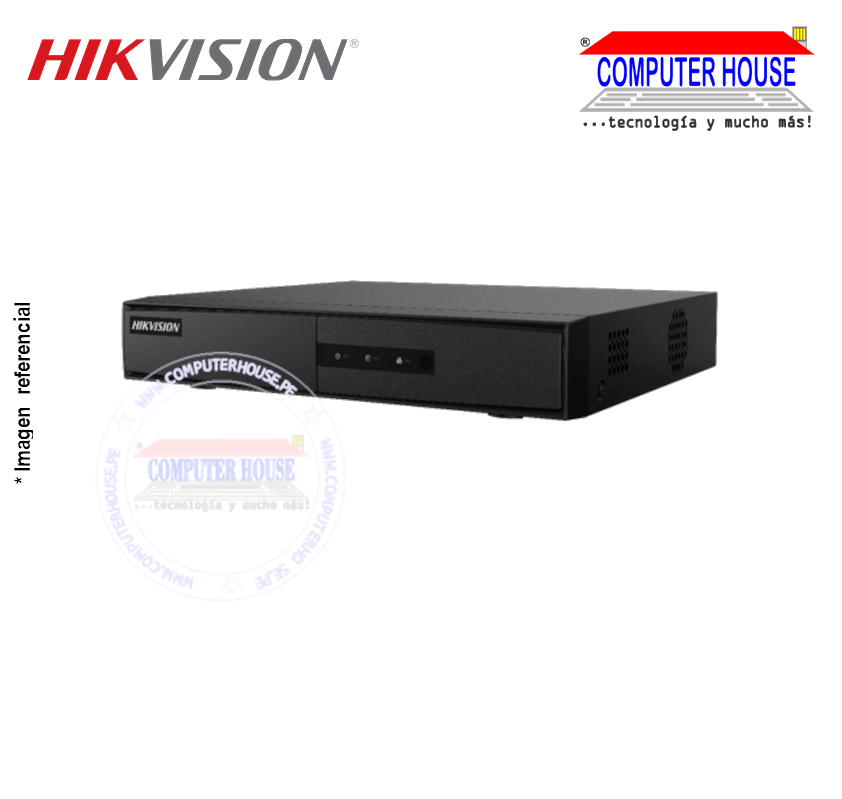 DVR HIKVISION de 8 canales 720p Lite 1U H.264 12fps