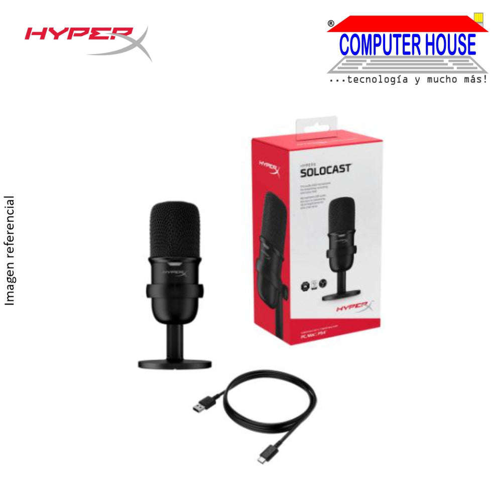 Micrófono HYPERX SoloCast USB 2.0 Negro