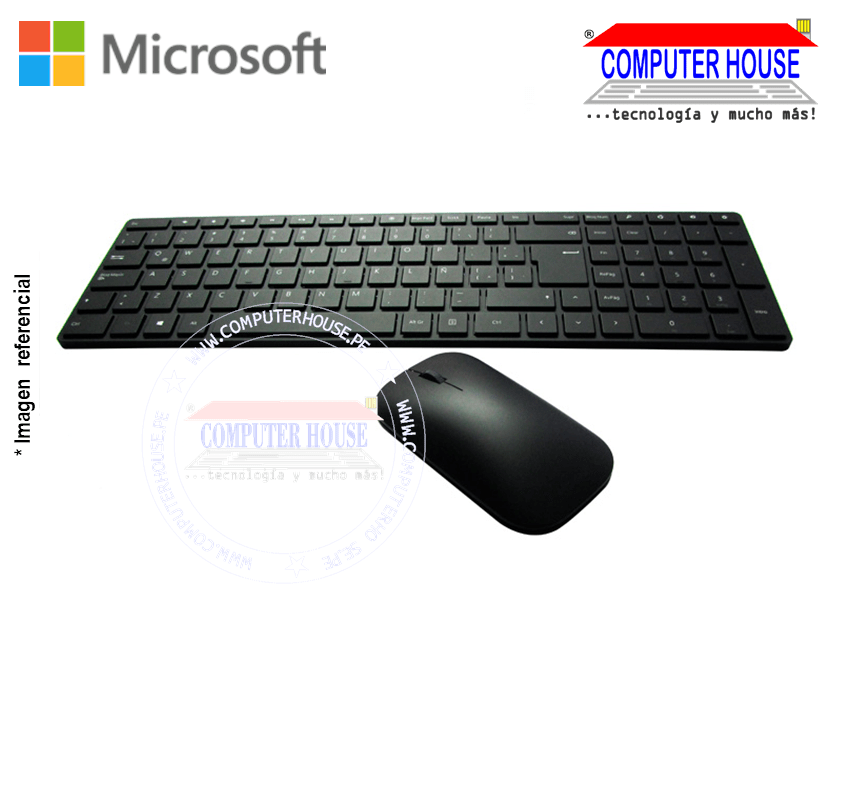 MICROSOFT Kit inalámbrico teclado mouse (7N9-00004) conexión BLUETOOTH.
