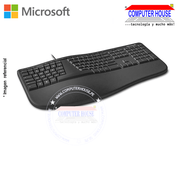 Microsoft kit teclado best sale y ratón ergonómico inalámbrico