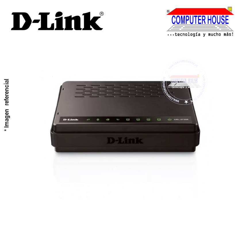 Módem D-LINK ADSL2+Router Wireless-N150, hasta 150Mbps