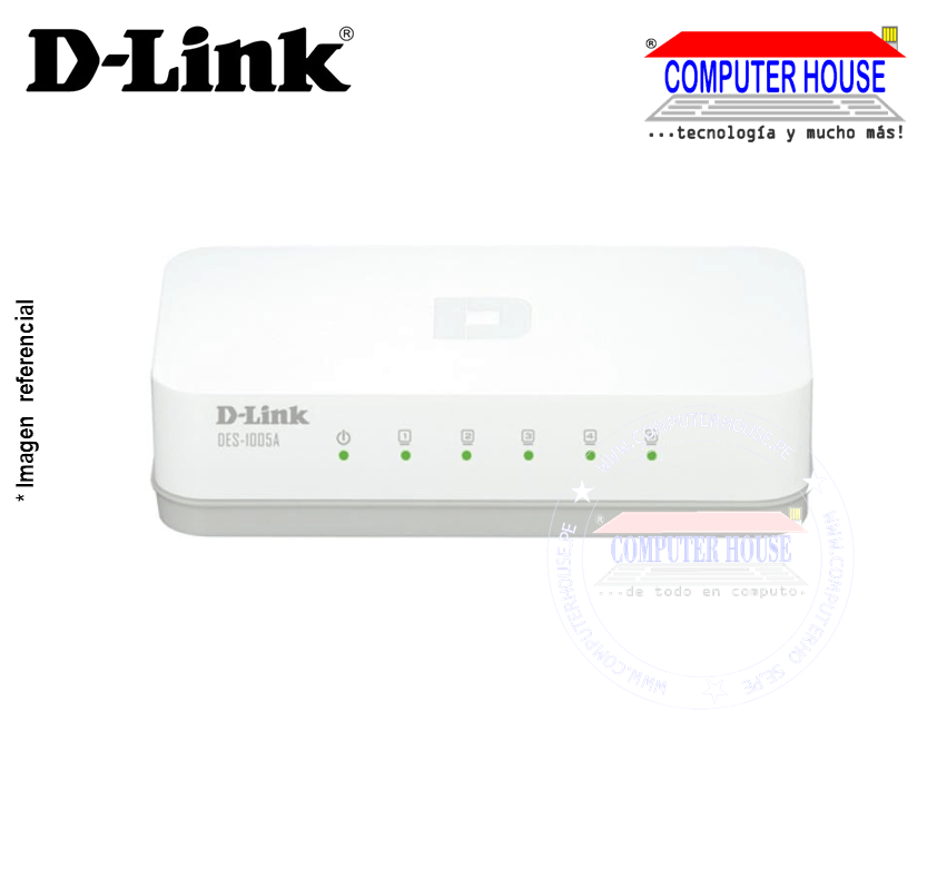 Switch de Escritorio D-LINK DES-1005A 5 puertos 10/100