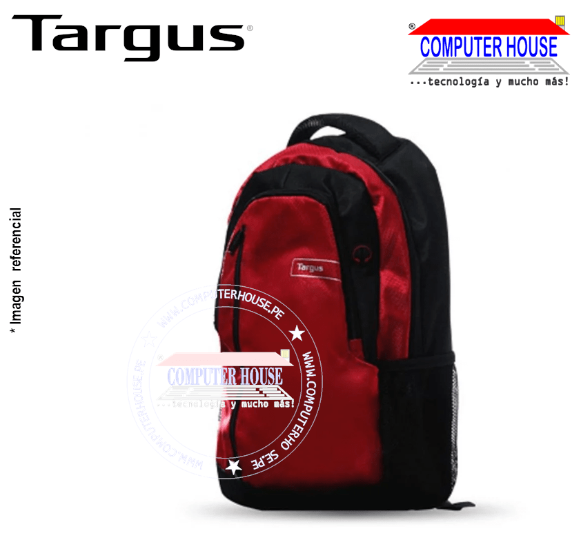 Mochila TARGUS Sport para laptop 15.6" Red/Black