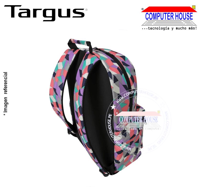 Mochila TARGUS Strata Pro para laptop 15.6" Triángulos