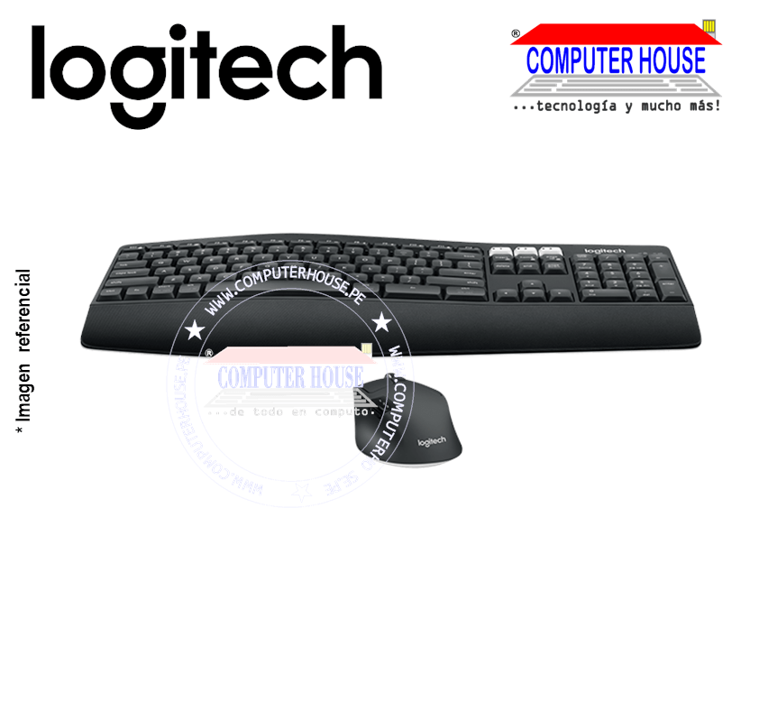 LOGITECH Kit inalámbrico Teclado Mouse MK850 Performance (920-008659) conexión USB BLUETOOTH.