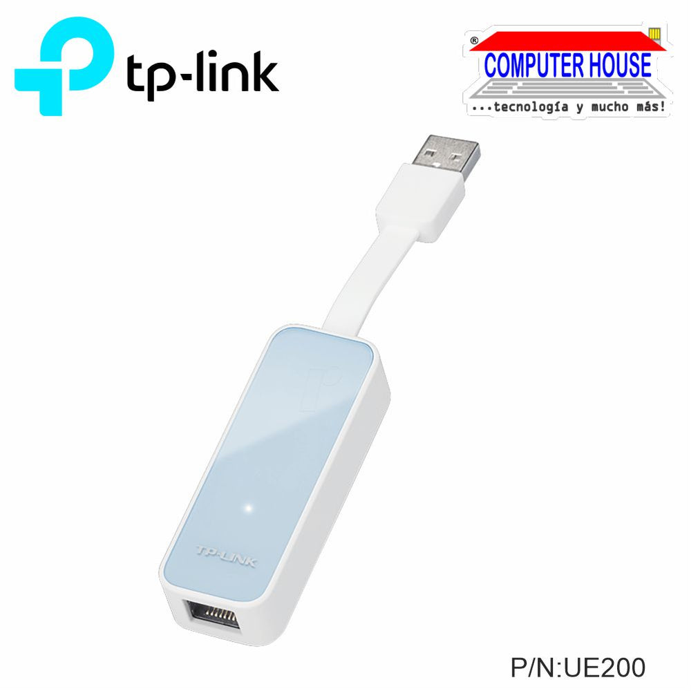Adaptador de Red TP-LINK UE200 USB 2.0 a RJ45