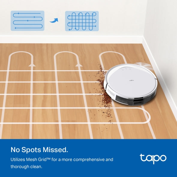 Aspiradora Robot TAPO RV20 Max, Limpieza personalizada, Potencia de Succión de 5300Pa, Sistema de navegación MagSlim™ LiDAR, Control por Voz y App.