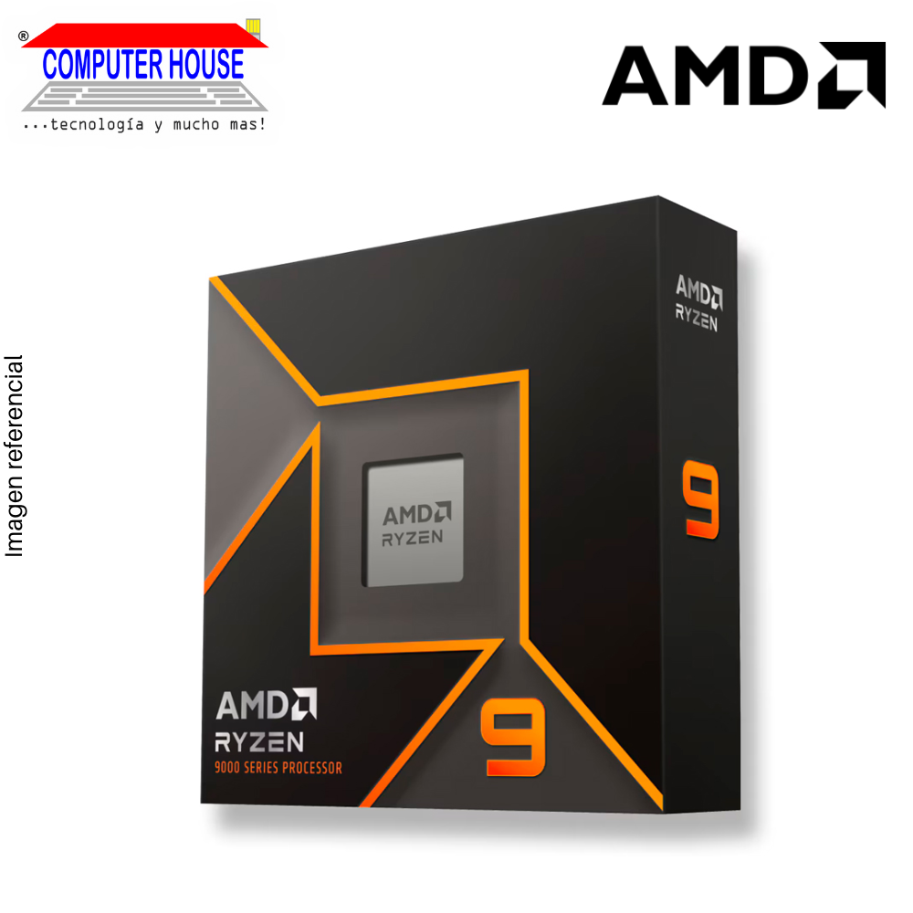 Procesador AMD Ryzen 9 9900X 4.40 / 5.60 GHz, 64MB L3 Cache, 12-Cores, 4nm, TDP: 120W