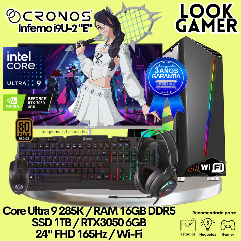 PC Look Gamer CRONOS Inferno U9-2 