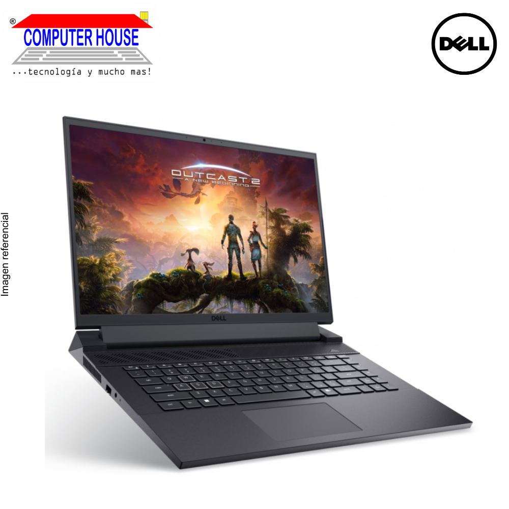 Laptop DELL G7630, Core i9-13900HX, RAM 16GB DDR5, SSD 1TB, Video RTX4070 8GB, 16" FHD 240Hz, Teclado en Inglés, Windows 11.