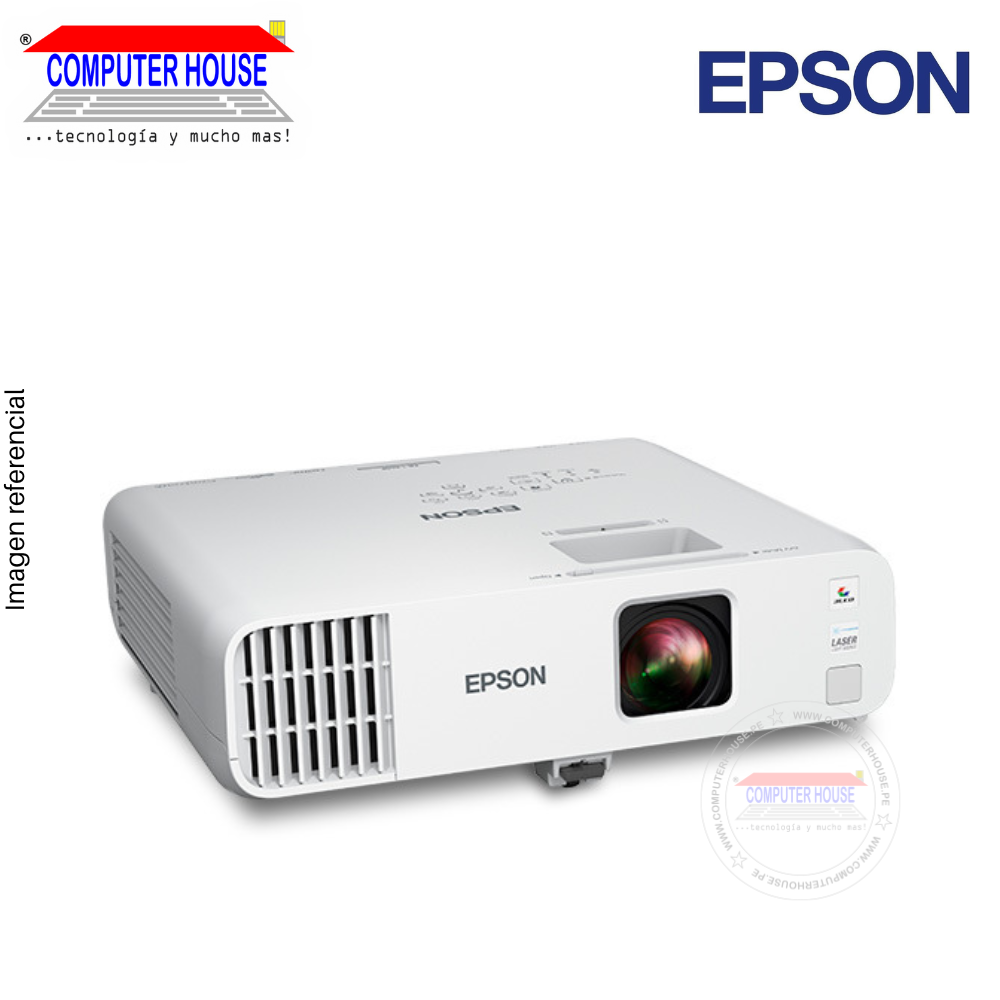 EPSON PowerLite L260F Projector, 4600 Lumens, 1920x1080, 3LCD, HDMI/VGA.