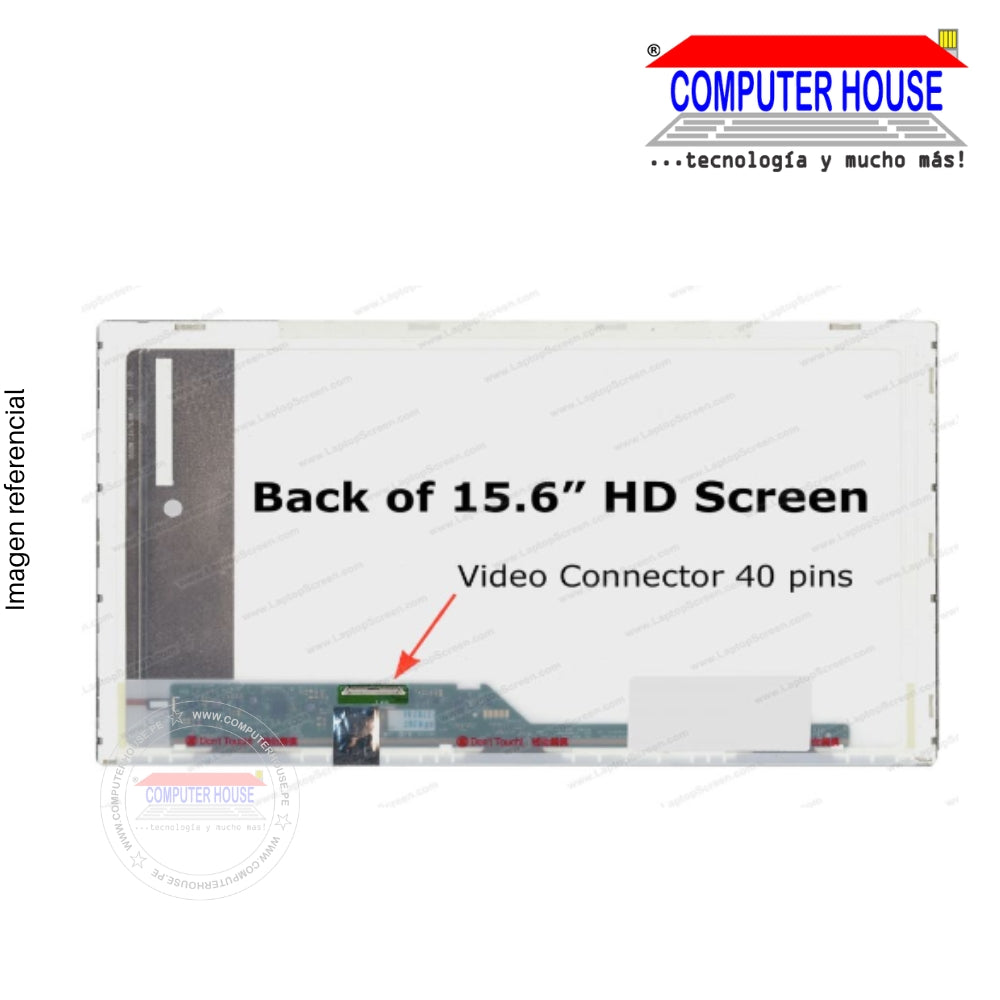 LP156WH4(TL)(N1) 15.6 Zoll LED HD Ready Notebook Bildschirm, 40 Pin LVDS, Neu, Glänzend - Foto 4