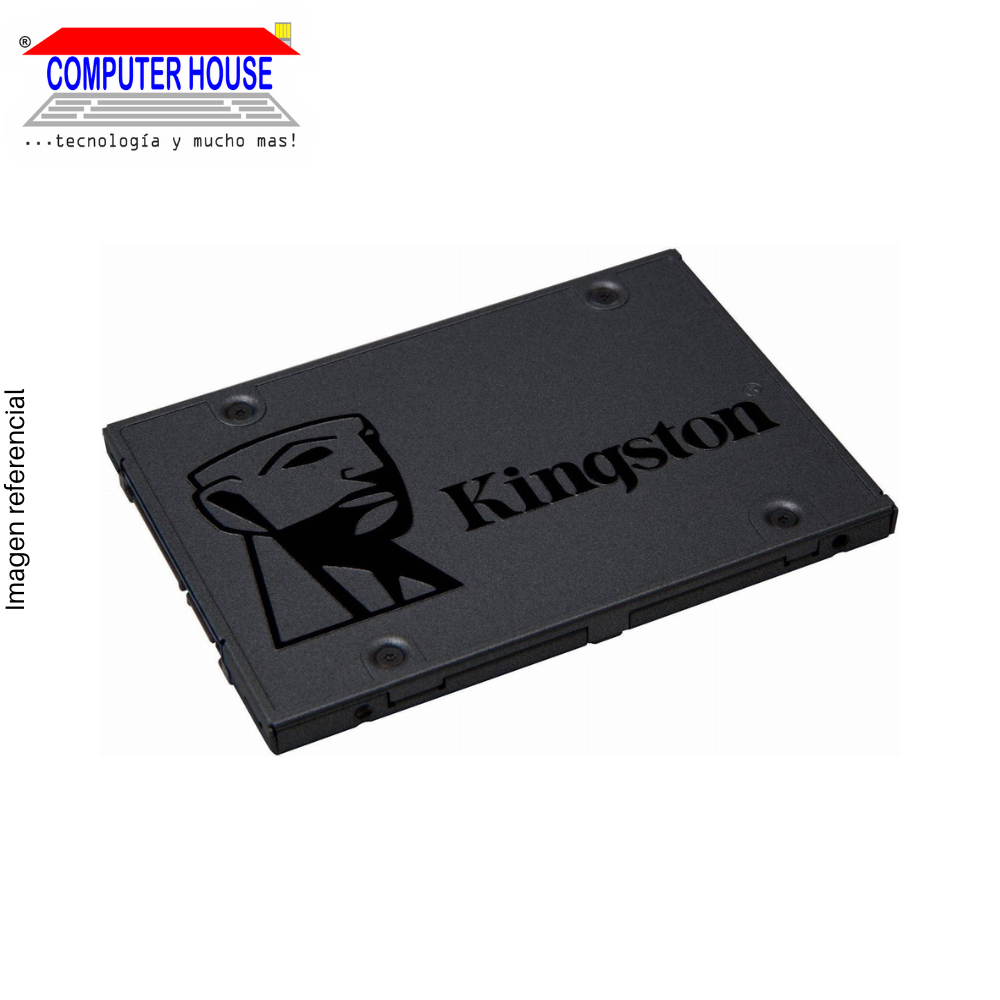 Kingston 240GB A400 SSD 2.5" SATA Solid State Drive (Maximum Read 500MB/s, Maximum Write 350MB/s).