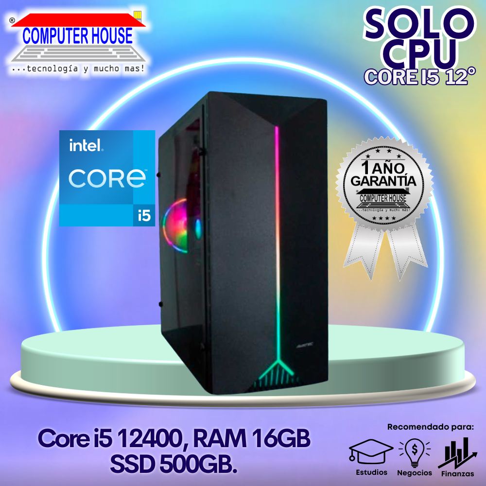 Solo CPU: Look Gamer Core i5-12400 