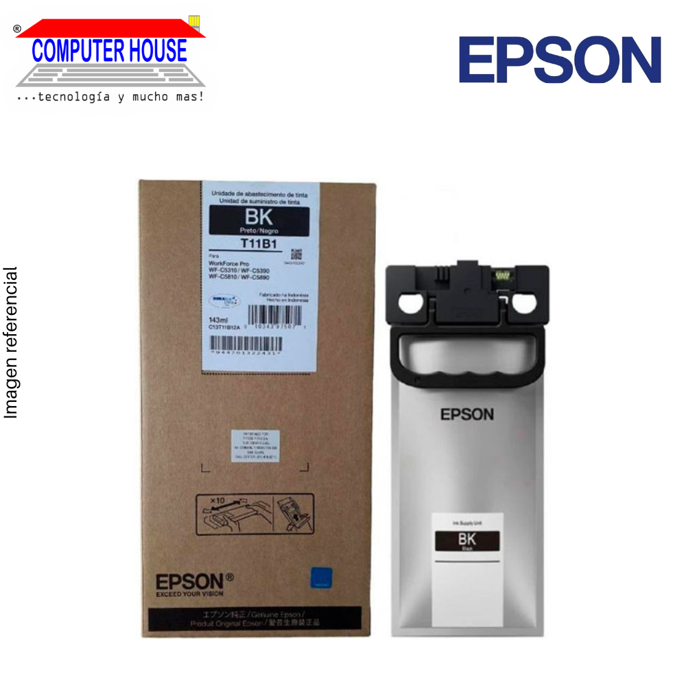 EPSON T11B Black ink, for WorkForce C5810/C5310/C5390/C5890. (T11B120-AL)