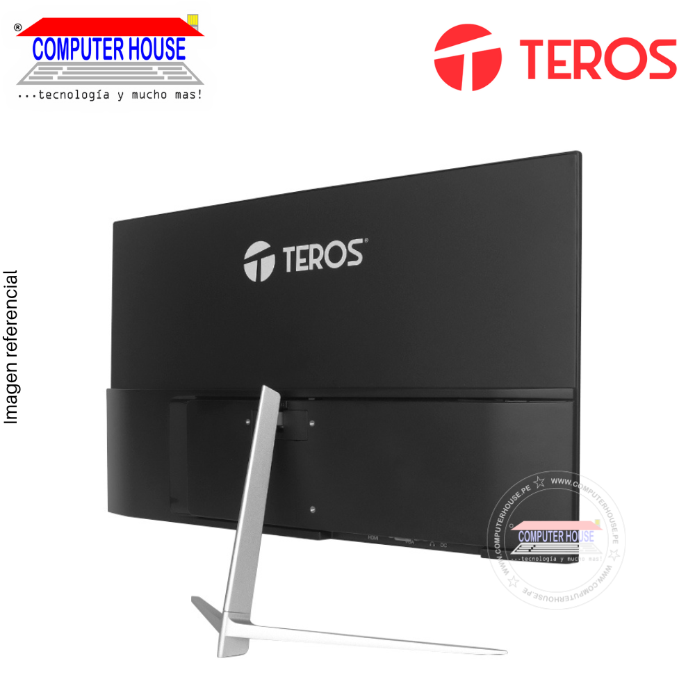 Monitor Teros 23.8" TE-2440S, Flat (plano), 1920x1080 FHD, 100Hz, 5Ms, Puertos 1xHDMI/1xVGA/1xJackdeAudio.