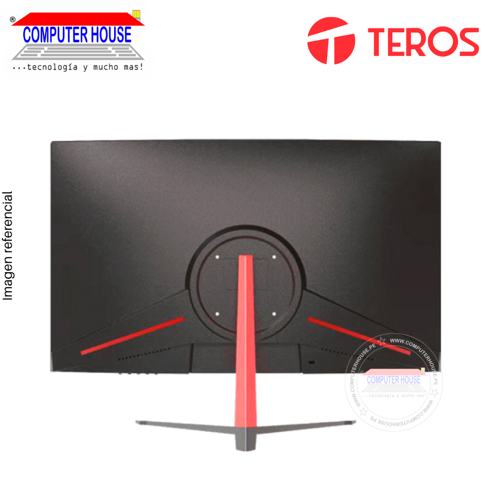 Teros 23.8" TE-2470G Gamer Monitor, Curved, 1920x1080 FHD, 165Hz, 1Ms, 1xDisplayPort/1xHDMI/1xUSB-A/1xAudioJack.