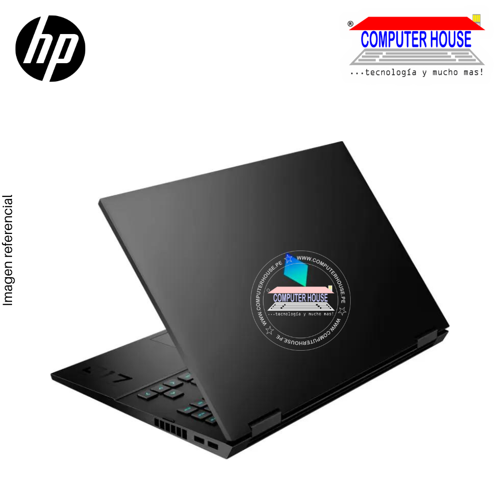 Laptop HP Omen 17, Core i7-13700HX, RAM 32GB DDR5, SSD 1TB, Video RTX4070 8GB, 17.3" FHD 144Hz, Teclado en Inglés, Windows 11.