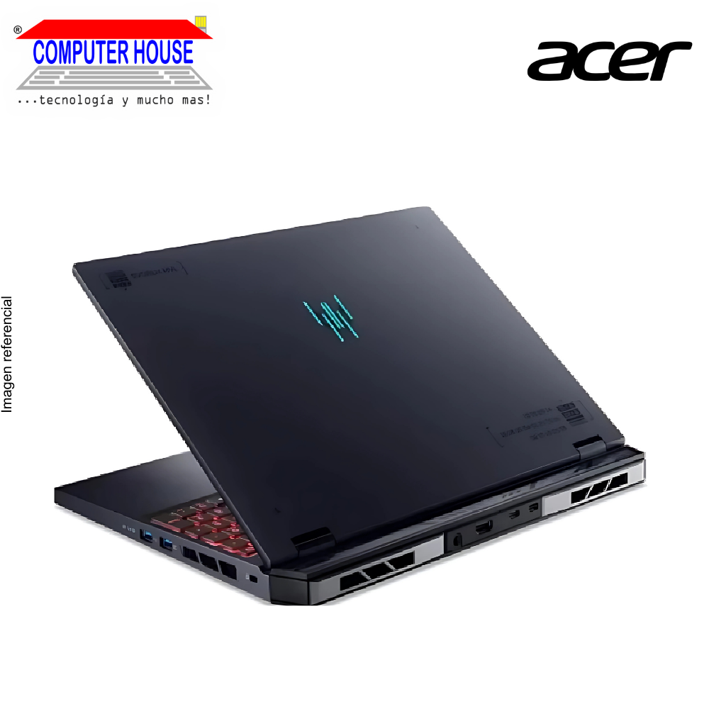 Laptop ACER Predator, Core i9-14900HX, RAM 32GB DDR5, SSD 1TB, Video RTX4060 8GB, 16″ FHD 165Hz, Teclado en Inglés, Windows 11.