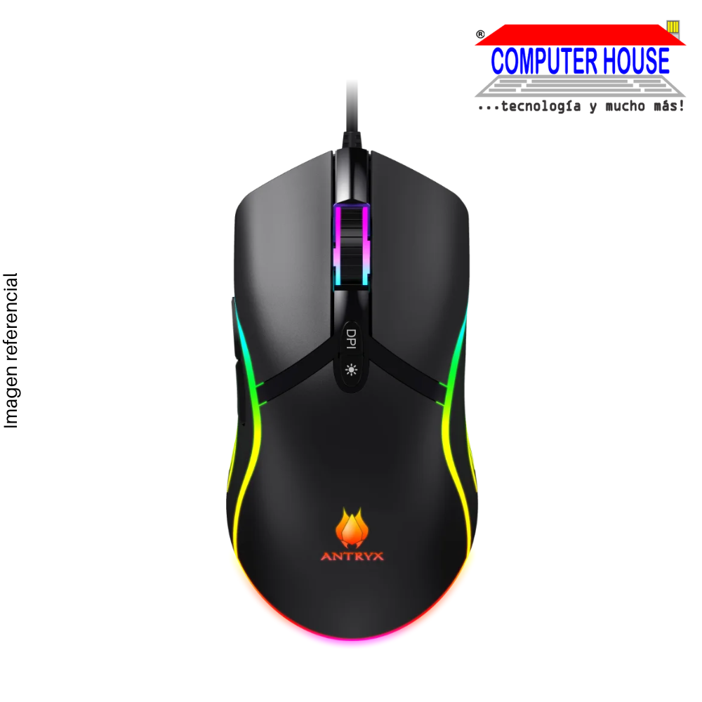 MOUSE GAMING ANTRYX CHROME STORM M670 DPI 4200 (AGM-M670K)