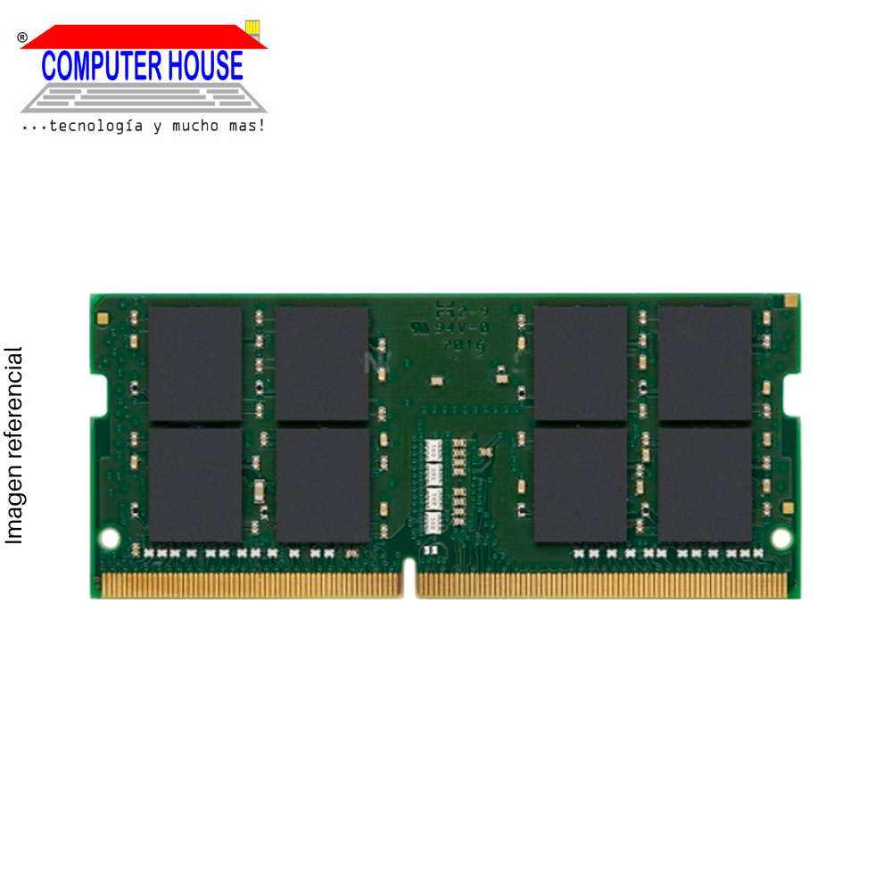 Memoria RAM DDR5 SODIMM KINGSTON 16GB, 4800Mhz.