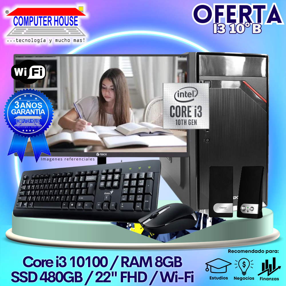 OFERTA: Desktop Core i3-10100 