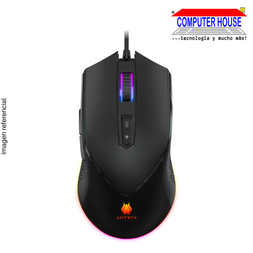 GAMING MOUSE ANTRYX CHROME STORM M750 DPI 4200 (AGM-CS750K) 