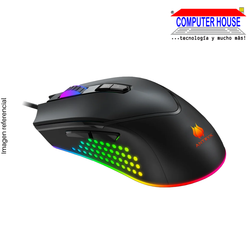 GAMING MOUSE ANTRYX CHROME STORM M750 DPI 4200 (AGM-CS750K) 