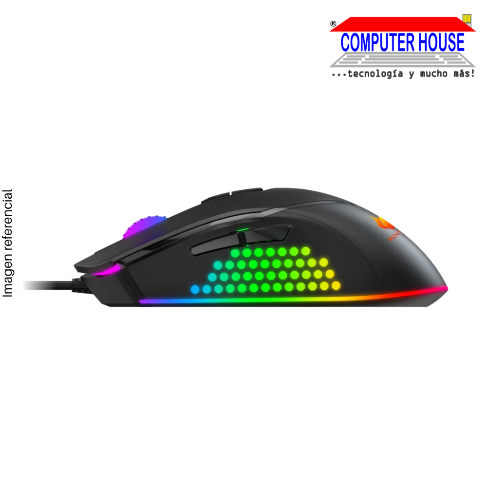 MOUSE GAMING ANTRYX CHROME STORM M750 DPI 4200 (AGM-CS750K)