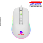 GAMING MOUSE ANTRYX CHROME STORM KURTANA WHITE DPI 12400, RGB (AGM-6200W) 