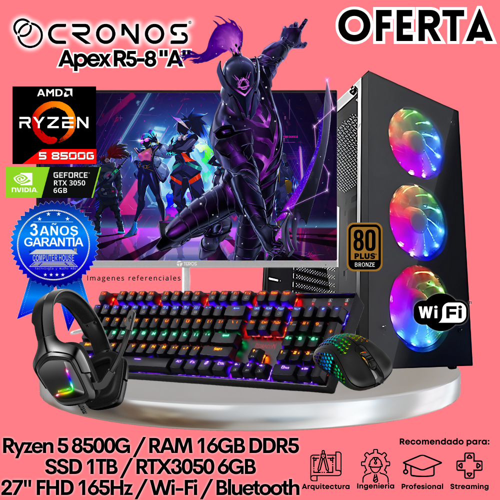 OFERTA: PC Xtreme CRONOS Apex R5-8 