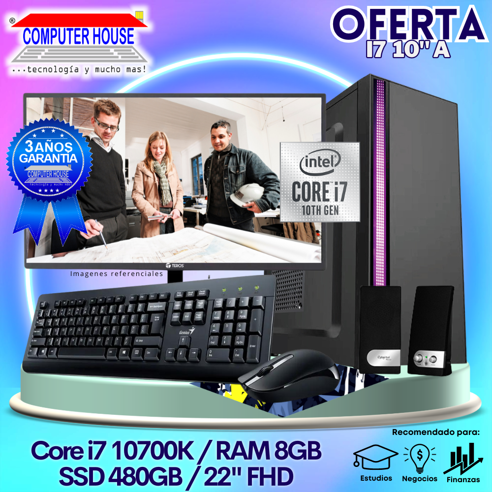 OFERTA: Desktop Core i7-10700K 