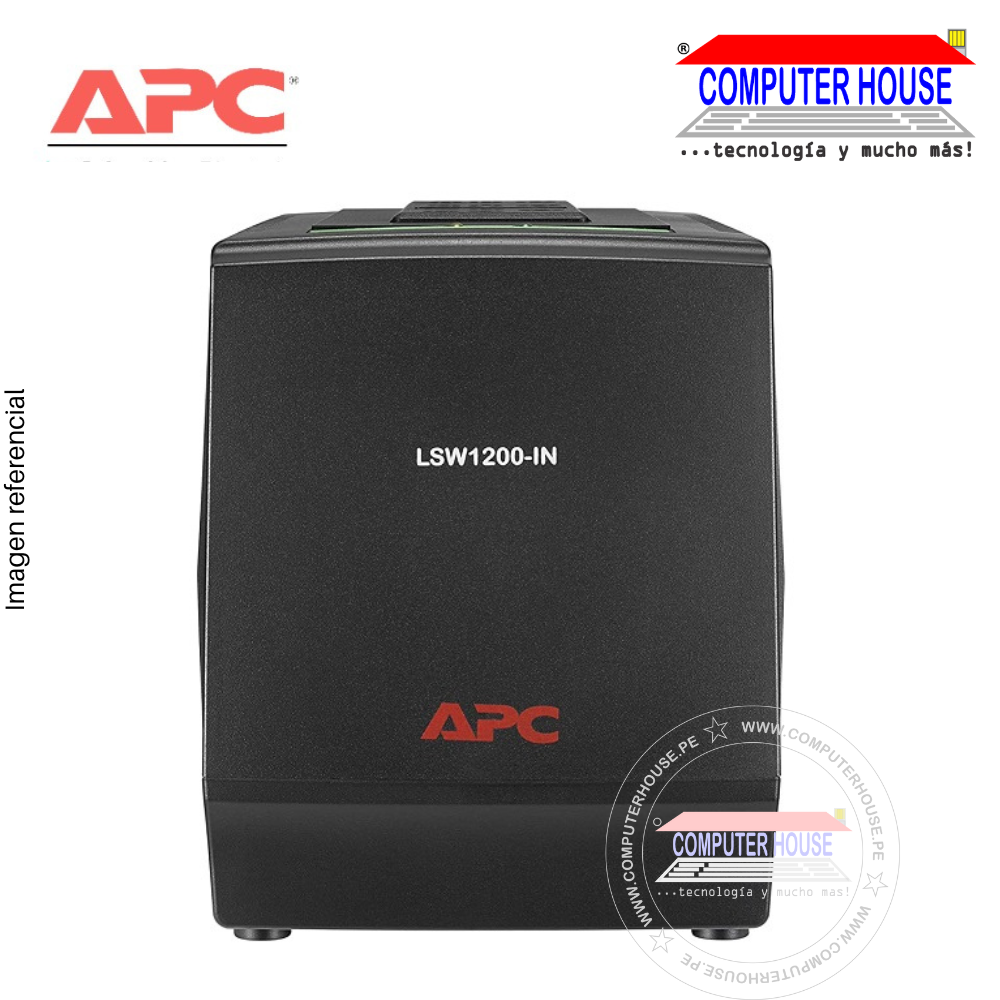 APC 1200VA / 600W Voltage Stabilizer, 3 220V outlets, (LSW1200-IND)