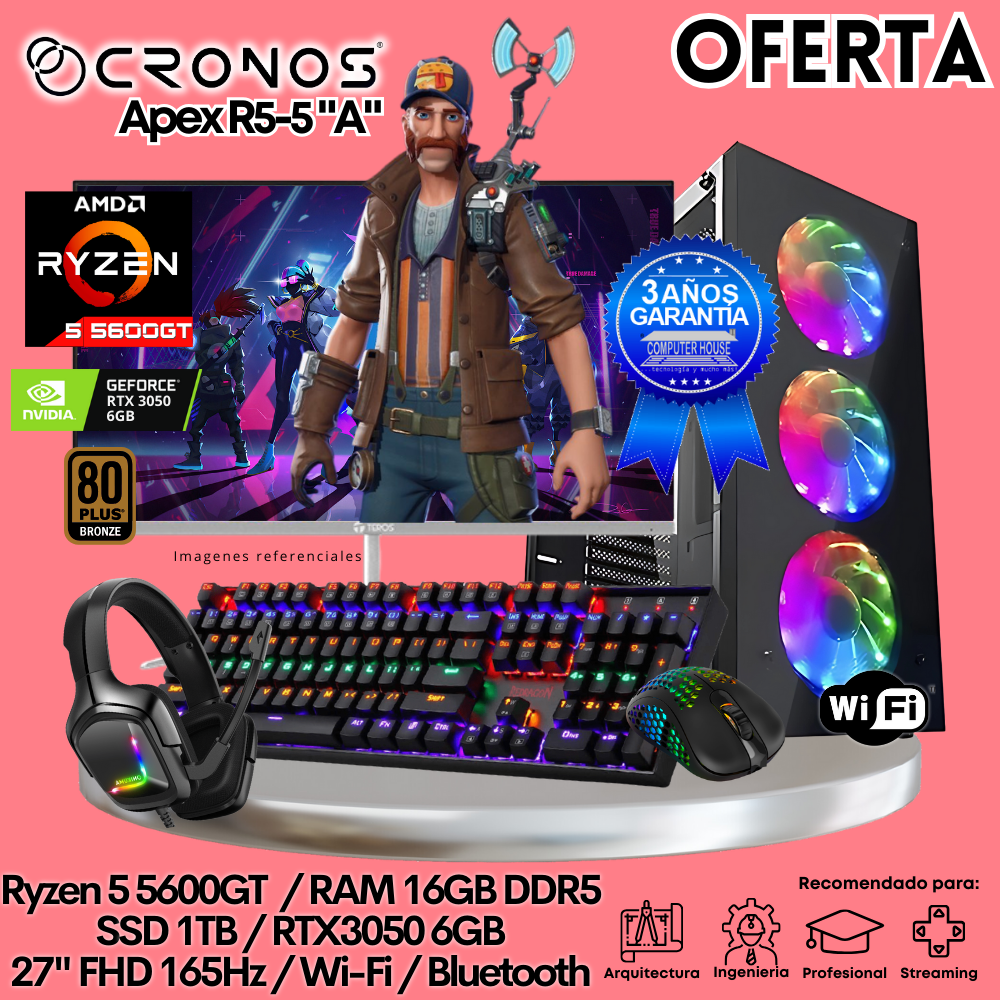 OFERTA: PC Xtreme CRONOS Apex R5-5 