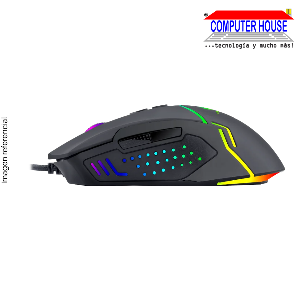 GAMING MOUSE ANTRYX CHROME STORM ASKALON DPI 12400, RGB (AGM-6100K) 