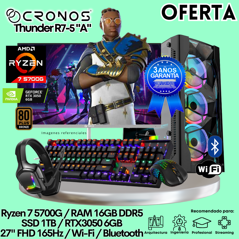 OFERTA: PC Xtreme CRONOS Thunder R7-5 