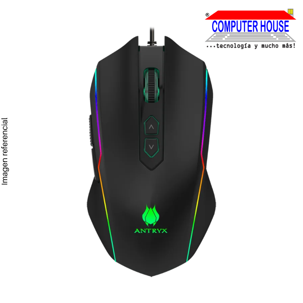 MOUSE GAMING ANTRYX CHROME STORM HAVOK X DPI 12400, RGB (AGM-5350K)