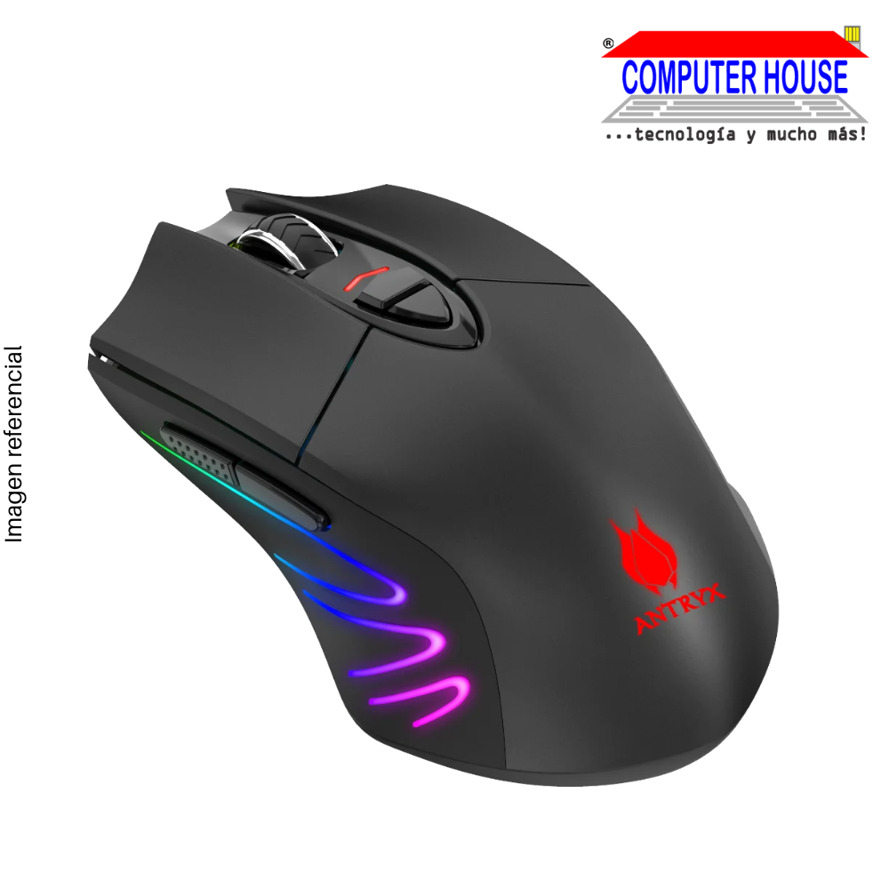 WIRELESS GAMING MOUSE ANTRYX CHROME STORM SCORPIO II DPI 10000, RGB (AGM-CS5500WK) 