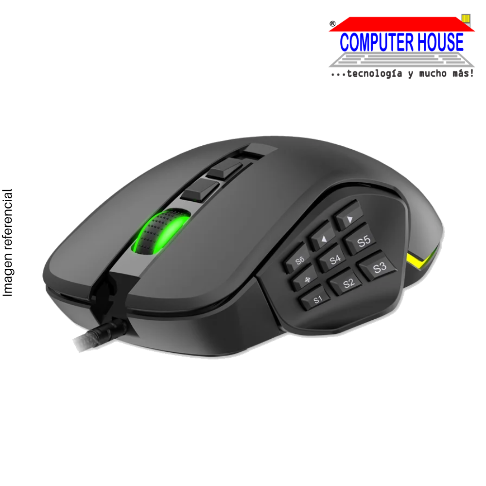 MOUSE GAMING ANTRYX CHROME STORM XCALIBUR DPI 16400, RGB (AGM-CS7500K)