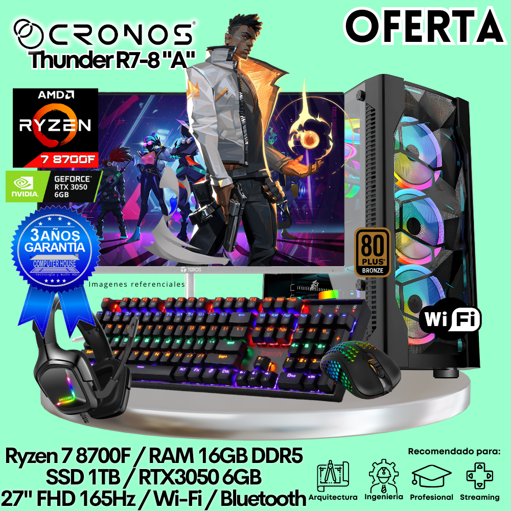 OFERTA: PC Xtreme CRONOS Thunder R7-8 