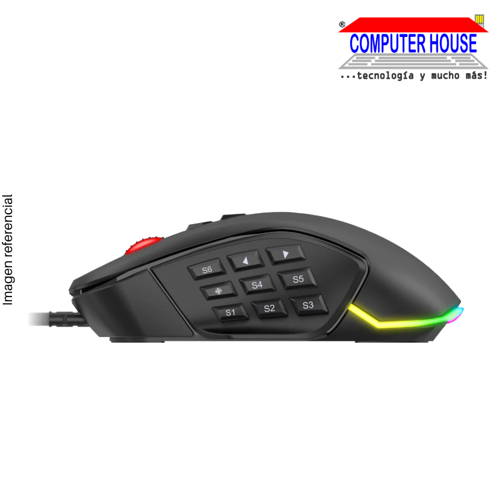 GAMING MOUSE ANTRYX CHROME STORM XCALIBUR DPI 16400, RGB (AGM-CS7500K) 