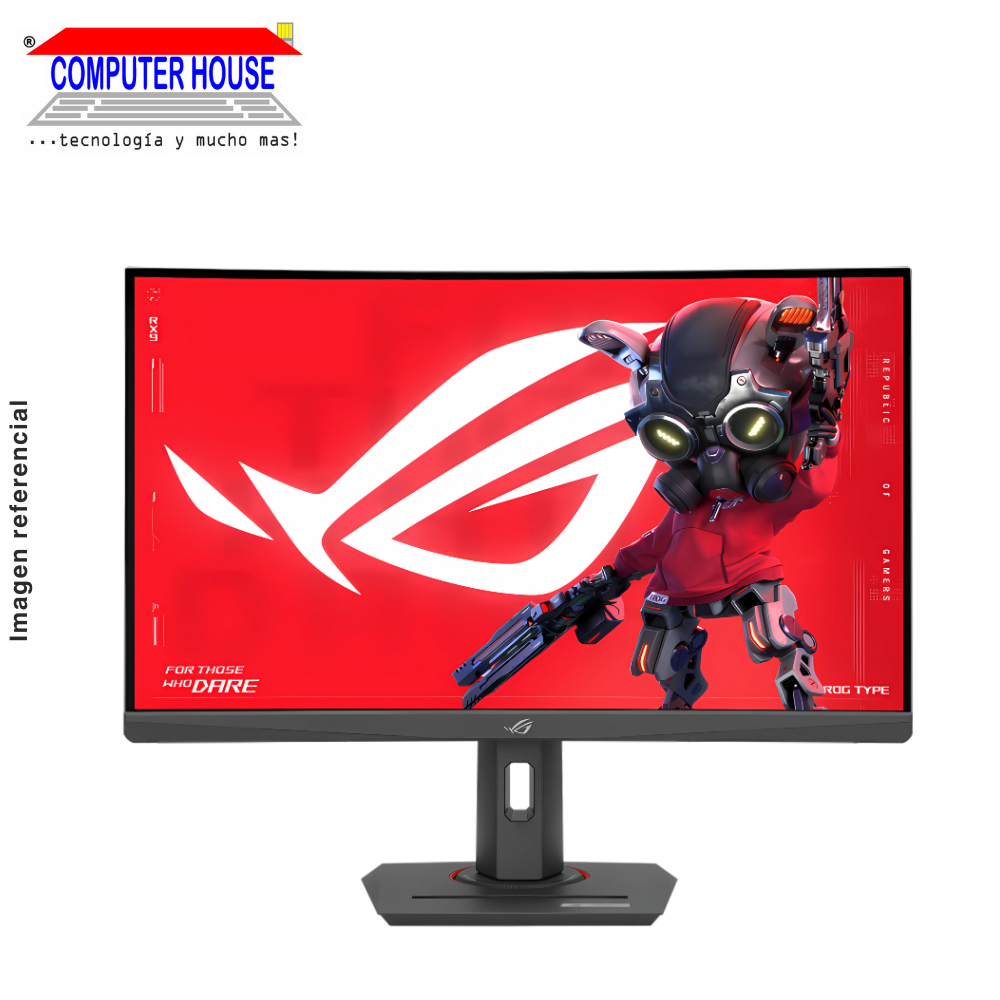 ASUS Gamer Monitor ASUS ROG Strix XG27WCS, 27, VA, 180Hz, 1MS" (2560x1440), Fast, Curved (1500R), Non-Glare 
