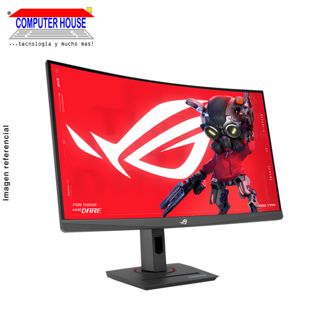 ASUS Gamer Monitor ASUS ROG Strix XG27WCS, 27, VA, 180Hz, 1MS" (2560x1440), Fast, Curved (1500R), Non-Glare 