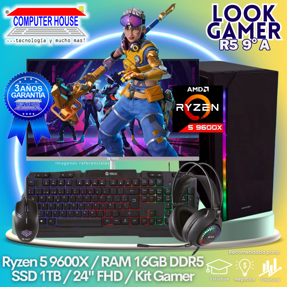 LOOK GAMER Ryzen 5-9600X 