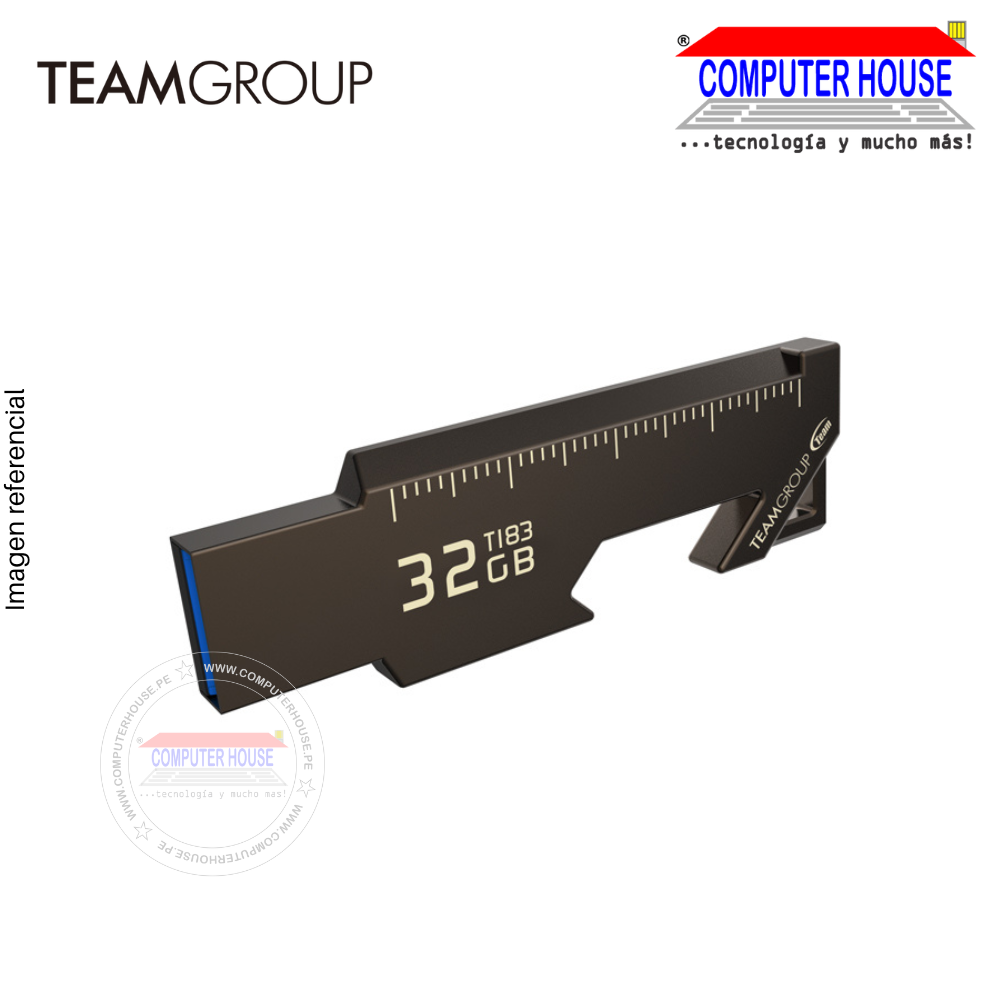 TEAMGROUP memoria USB 32GB T183 USB 3.2, Negro